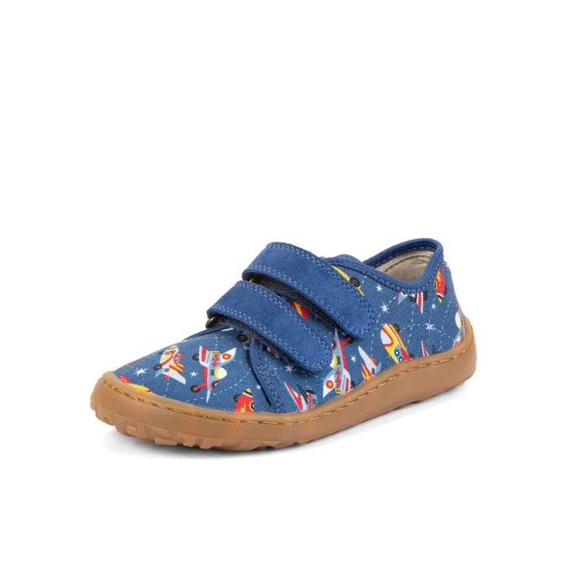 Froddo Fiú Vászon Barefoot Tornacipő - Blue Electric