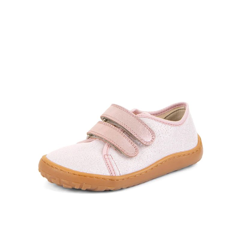Froddo Lány Vászon Barefoot Tornacipő - Rugalmas Talp Pink Shine