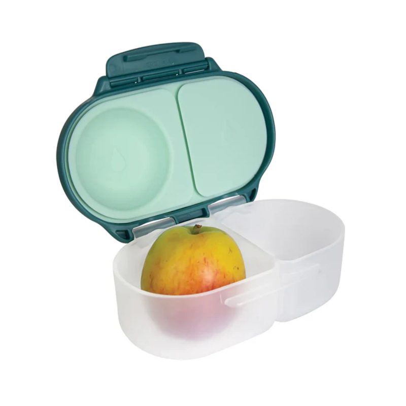 b.box Snacktartó Uzsonnásdoboz – Smaragdzöld (435ml)