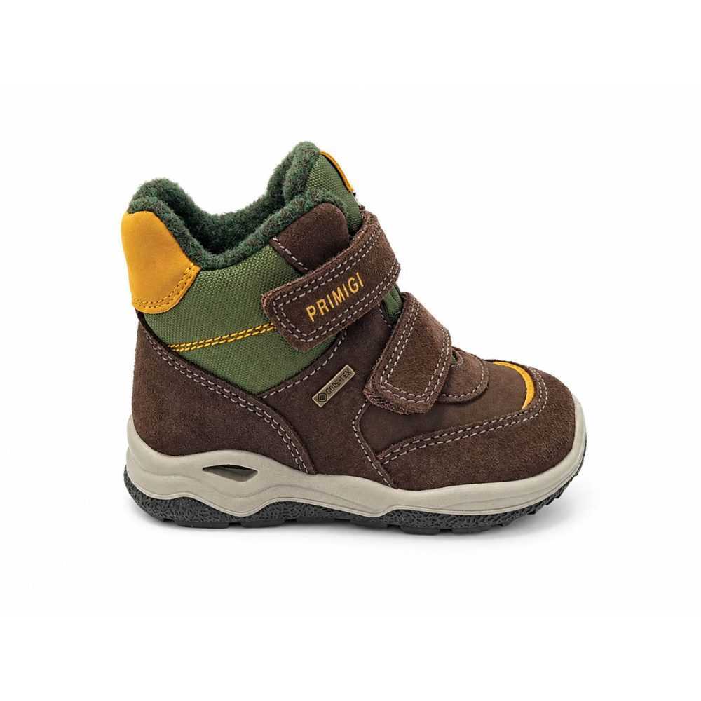 Primigi fiú vízálló Gore-Tex csizma - Zöld/barna